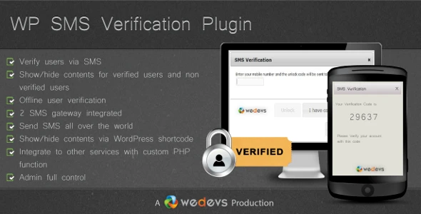 WP SMS Verification Plugin Released