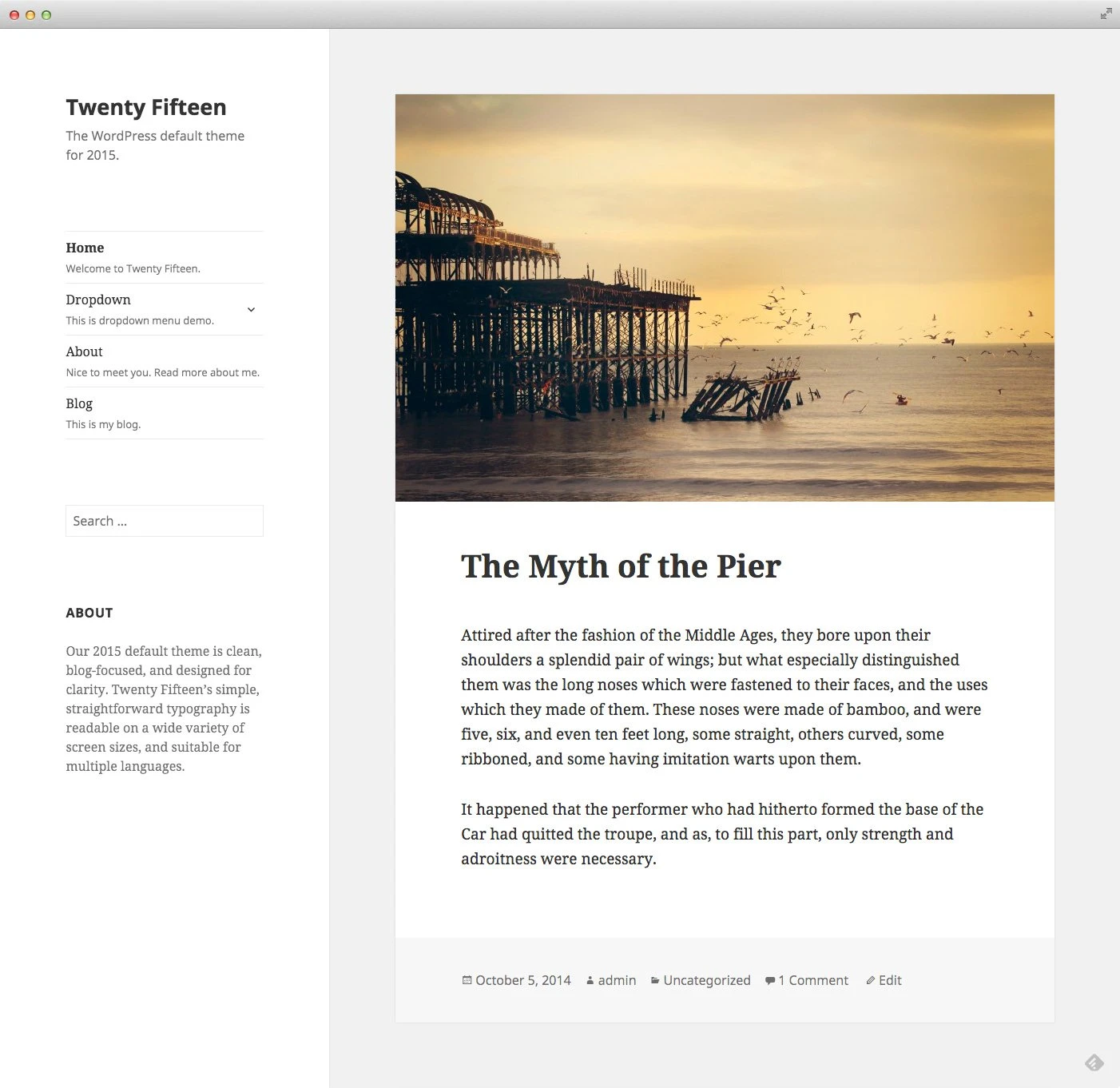 First Look at Twenty Fifteen, the Next Default WordPress Theme