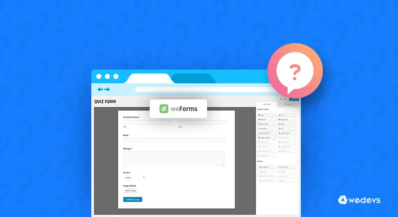 How To Successfully Create Quiz Using weForms