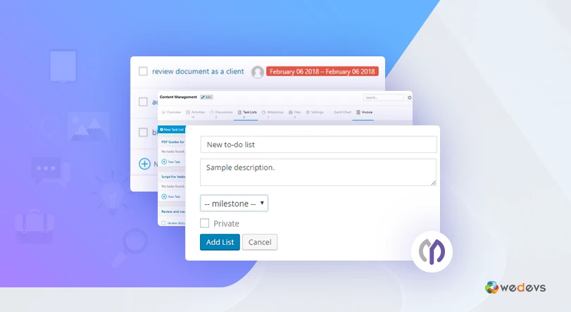 Improve Your Project Management Using Task Lists Within WordPress