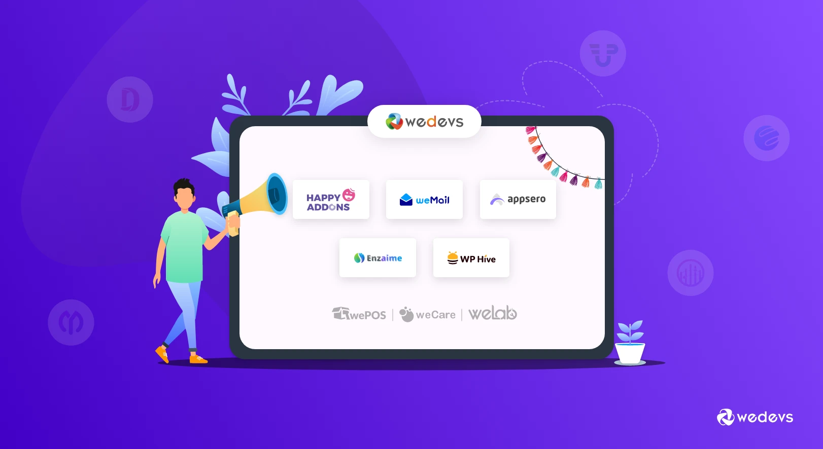 Introducing weDevs&#8217; Latest Products: Happy Addons, weMail, Appsero, Enzaime, WP Hive