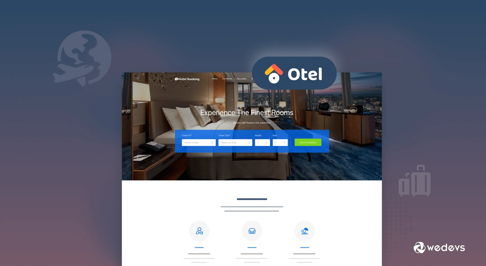 Otel Theme Improvizes Your Site Appearance with Beautiful Designs