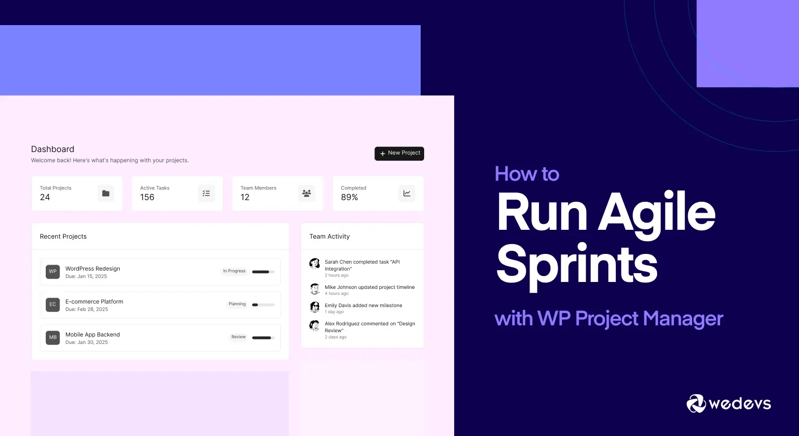 How to Run Agile Sprints with WP Project Manager