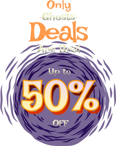 only Ghosts Deals are real up to 50% off