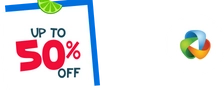 Up to 50 percent off