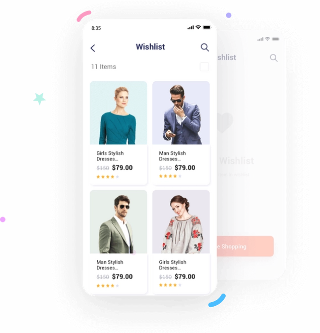 Dokan Multivendor mobile app wishlist