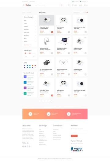 all product categories grid view design