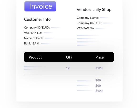 Individual PDF Invoice Numbers for Vendors