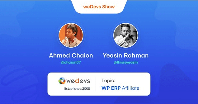 weDevs Show Episode 06: WP ERP Affiliate