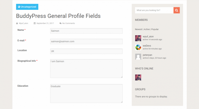 wpuf-registration-form-buddypress-profile-fields