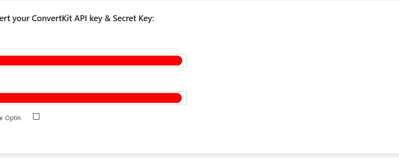 wpuf convertkit api key